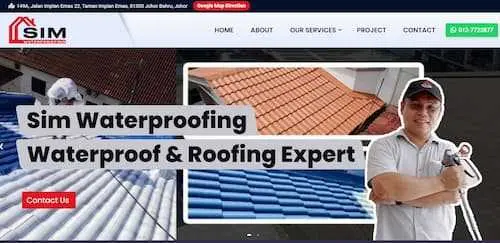 SIM Waterproofing - Waterproofing Johor Bahru