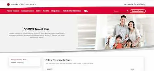 SOMPO Travel Plus - Travel Insurance Malaysia 