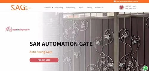 San Automation Gate - Auto Gate Repair Singapore (Credit: San Automation Gate)
