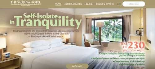  Sanjana Hotel - Staycation KL Selangor (Credit: Sanjana Hotel)