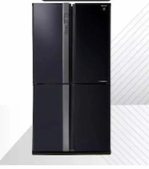 Sharp Multi Door J-Tech Inverter Refrigerator 700L (SJF858VMBK)   - Fridge KL Selangor  