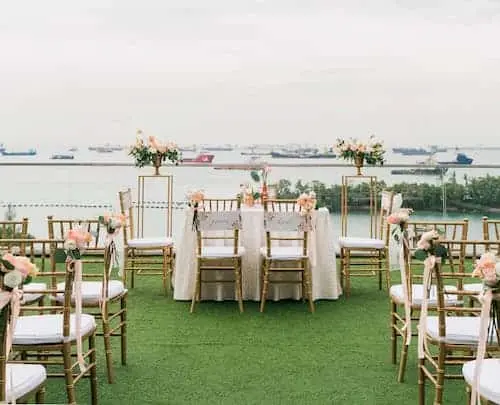 Sky Garden Sentosa - Beach Wedding Singapore