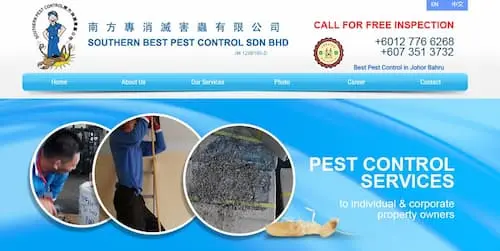 Southern Pest Control - Pest Control Johor Bahru