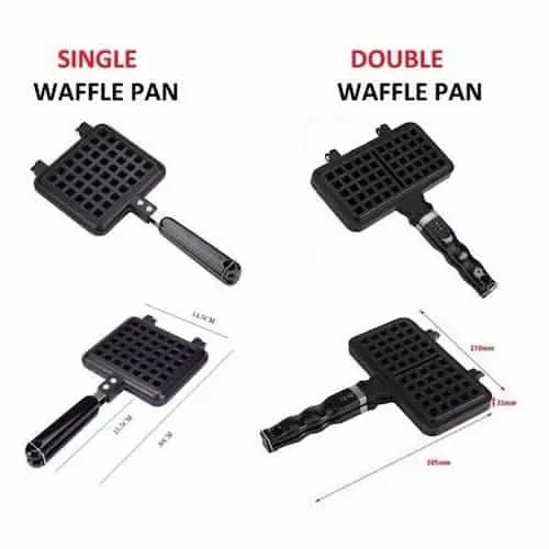 Square-Shaped Pan Waffle Maker (Non-Electric) - Waffle Maker Malaysia