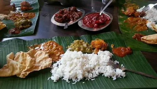 Sri Ananda Bahwan Tanjung BungahPork - Banana Leaf Rice Penang