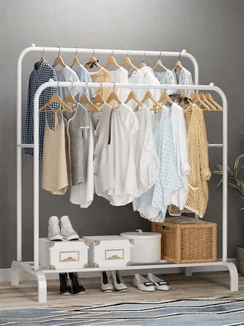 Sturdy Bedroom Clothes Rack - Laundry Rack Singapore (Credit: ADA)