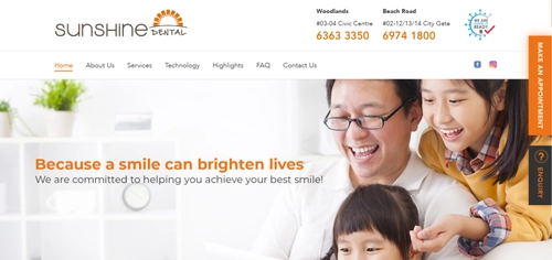 Sunshine Dental - Dental Clinic In Woodlands (Credit: Sunshine Dental)