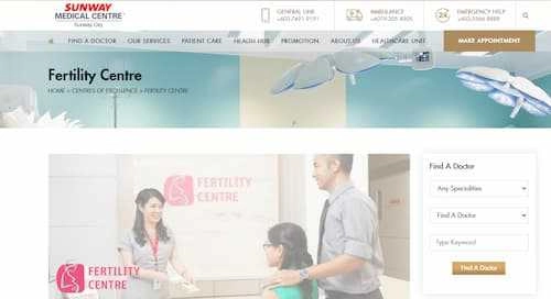  Sunway Medical Fertility Center - Fertility Centre KL Selangor (Credit: Sunway Medical Fertility Center)