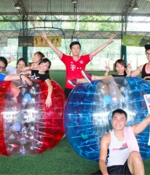 Team Building Singapore - Bubble Soccer Singapore (Credit: Team Building Singapore)