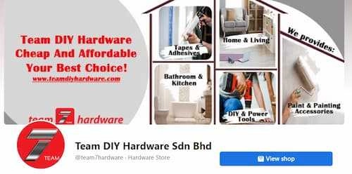 Team Diy Hardware - Hardware Store KL Selangor (Credit: Team Diy Hardware)