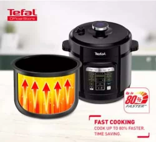 Tefal CY601D Home Chef Smart Pressure Cooker - Pressure Cooker Malaysia (Credit: Tefal)  