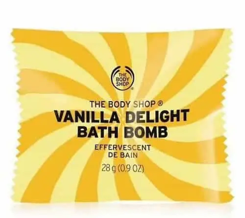 The Body Shop Vanilla Delight Bath Bomb - Bath Bomb Singapore