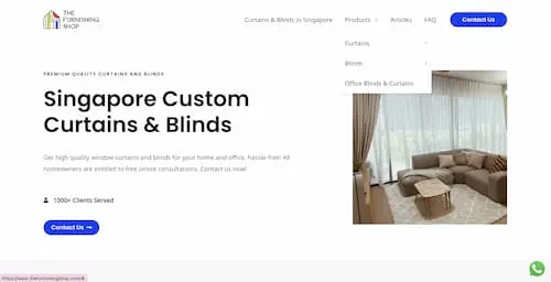 The Furnishing Shop - Blinds Singapore 