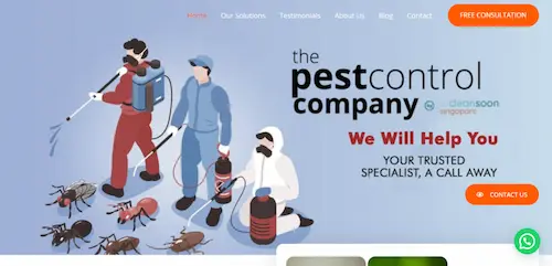 The Pest Control Company - Cockroach Control Singapore