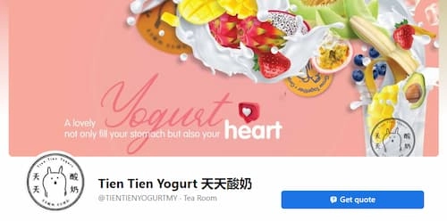 Tien Tien Yogurt - Yogurt Drink KL Selangor (Credit: Tien Tien Yogurt)