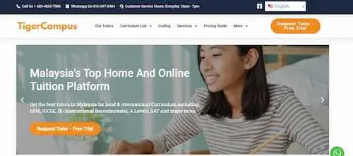 Tiger Campus Malaysia - Online Tuition Malaysia 