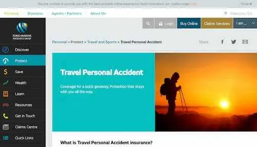 Tokio Marine Explorer - Travel Insurance Malaysia