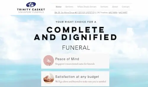 Trinity Casket - Catholic Funeral Singapore