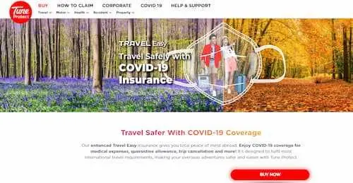  Tune Protect Travel Easy - Travel Insurance Malaysia