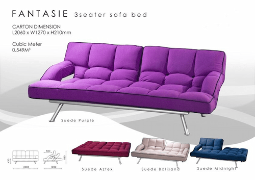 Uhome Fantasie - Sofa Bed KL Selangor (Credit: Uhome)      