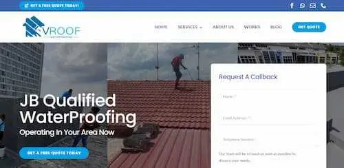 V Roof Waterproofing Johor Bahru - Waterproofing Johor Bahru