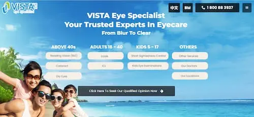 VISTA Eye Specialist - Lasik Surgery Johor Bahru