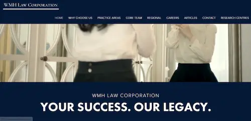 WMH Law - Corporate Lawyer Singapore