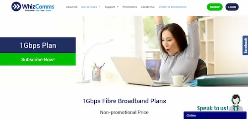 WhizComms - Cheapest Broadband Singapore