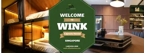 Wink Capsule Hostel  - Budget Hotel Singapore