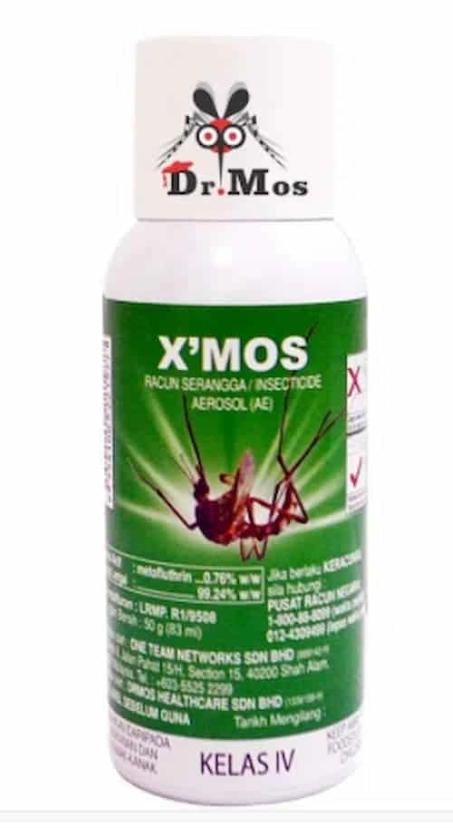 X’mos Mosquito Repellent - Mosquito Repellent KL Selangor (Credit: X’mos)   