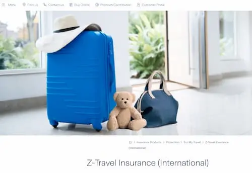 Zurich Z-Travel Insurance - Travel Insurance Malaysia