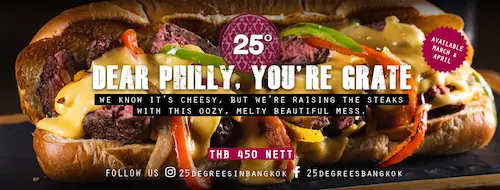 25 Degrees Burger Bar - Best Burgers Bangkok 