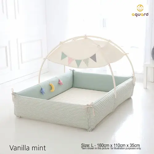 Aguard Bumper Bed Vanilla Mint - Bumper Bed Singapore