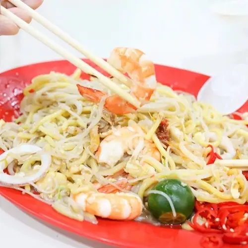 Ah Hock Fried Hokkien Noodles - Hokkien Mee Singapore