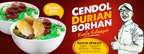 Cendol Durian Borhan Kuala Selangor - Cendol KL Selangor