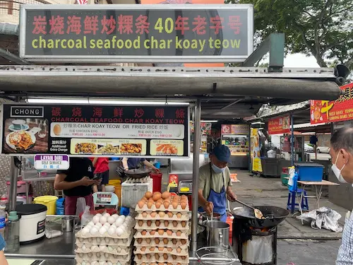 Charcoal Seafood Char Koay Teow-Char Kway Teow Penang 