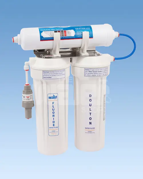 Doulton Ultracarb 0.5 Micron 10" Twin Under Sink Water Filter System with Alkaline - Under Sink Water Filter Sydney 