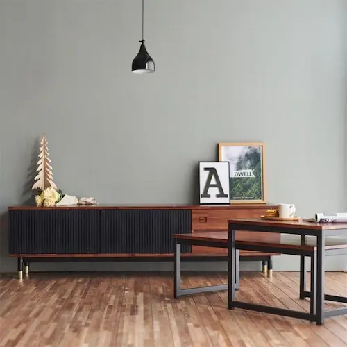 Dwell Acacia Dark Navy Console - TV Console Singapore (Credit: Dwell Acacia Dark Navy Console)