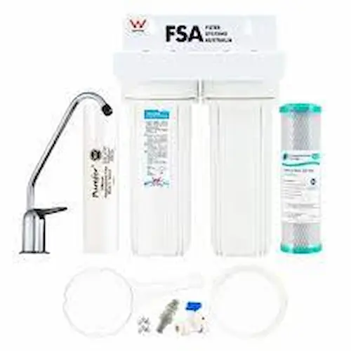 Filtered Water Solutions Twin Under Sink System - Under Sink Water Filter Sydney 