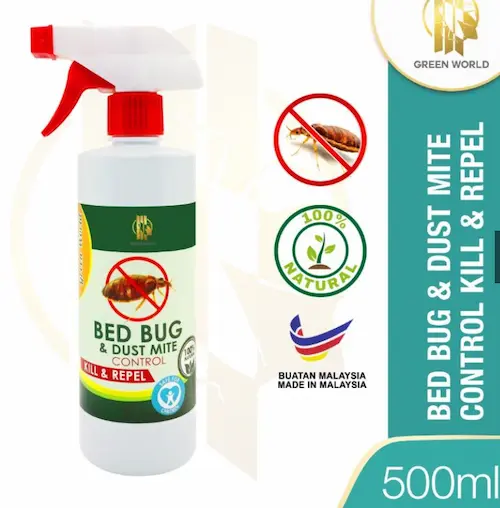 Green World Bed Bug & Dust Mite Spray - Bed Bug Spray KL Selangor