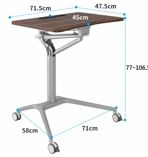 Hollin 8 Ergonomic Table - Study Table Singapore