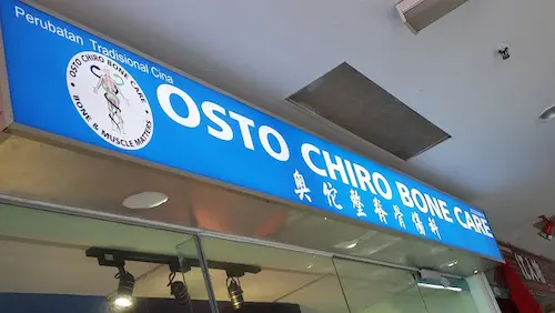 Osto Chiro Bone Care- Chiropractor Penang