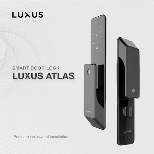 ATLAS Ultra Slim WiFi Digital Door Lock - Smart Lock Singapore (Credit: Lazada)