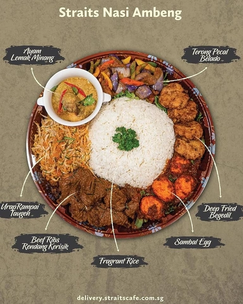 Straits Cafe - Nasi Ambeng Singapore (Credit: Straits Cafe)