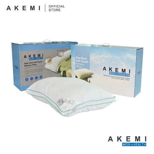 AKEMI Medi+Health Aloe Vera Soft Touch Memory Pillow  -  Pillow Malaysia