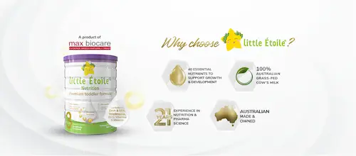 Little Etoile Nutrition Premium Toddler Formula - Baby Milk Powder Singapore (Credit: Little Etoile)